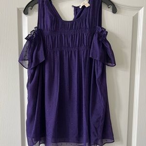 Michael Michael Kors dark purple top Size Medium